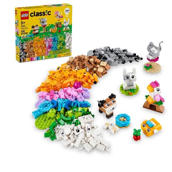 LEGO CLASSIC ANIMALI DOMESTICI CREATIVI CON MATTONCINI PER …