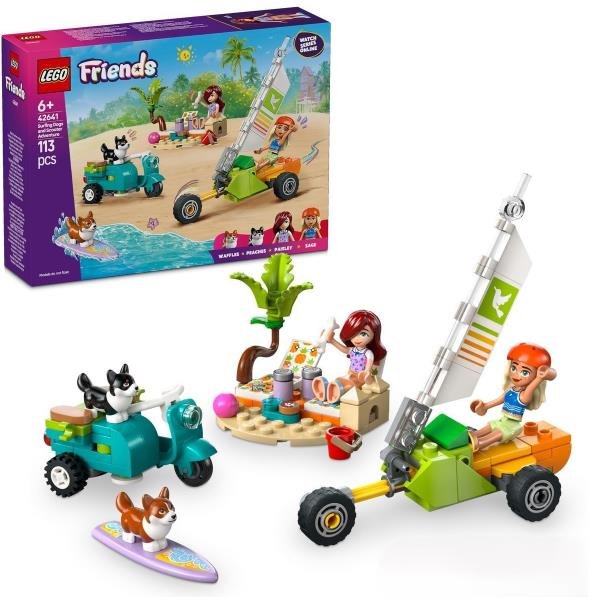 LEGO FRIENDS AVVENTURE CANINE SU WINDSKATE E SIDECAR …