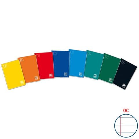 Maxiquaderno One Color - A4 - 1 rigo …