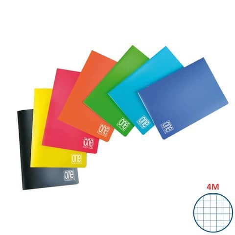 Maxiquaderno One Color - A4 - 4 mm …