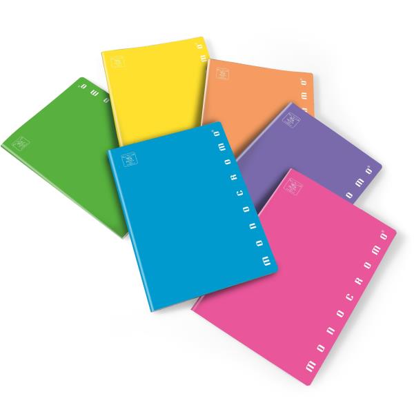 Maxiquaderno Monocromo Fluo - A4 - 5mm c/margine …