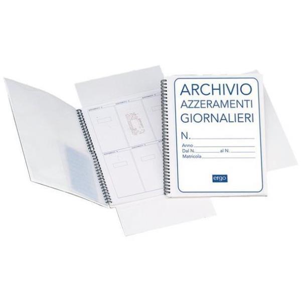 Cartellina azzeramenti giornalieri - 13 fogli - 156 …