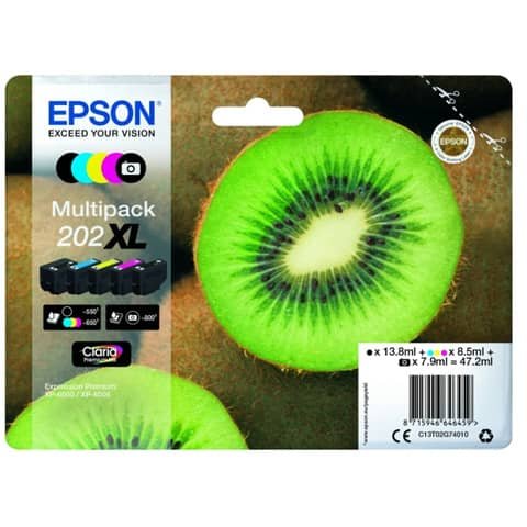 Epson Multipack 202XL - Confezione da 5 - …