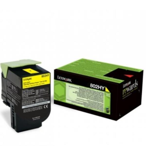 LEXMARK 80C2HYE TONER GIALLO PER CX410 510 3.000 …