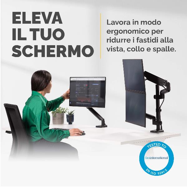 Fellowes Platinum Monitor Arm - Kit montaggio - …