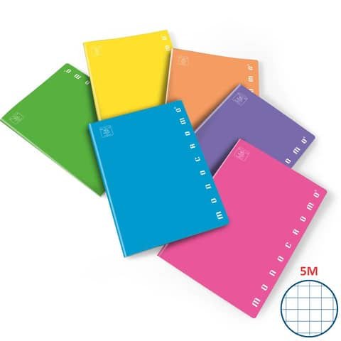 Pigna Monocromo Fluo - Quaderno - graffettato - …