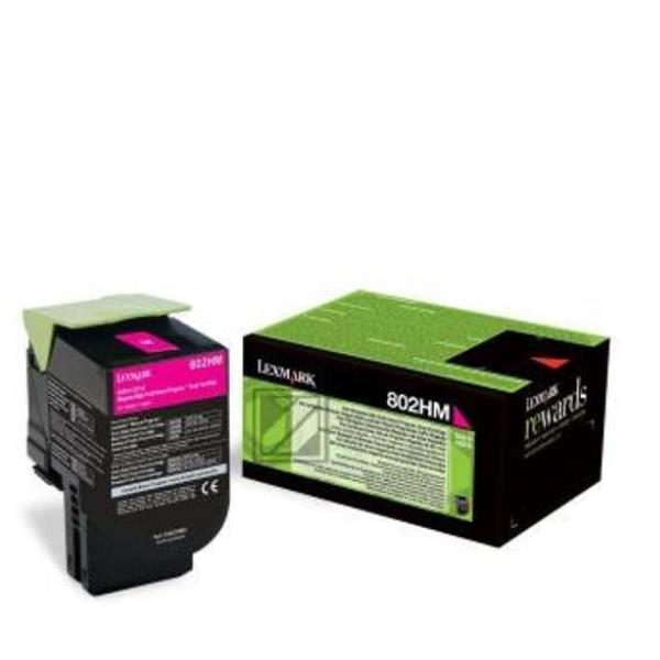 LEXMARK 80C2HME TONER MAGENTA CX410 510 3.000 PAGINE