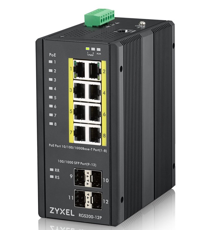 Zyxel RGS200-12P - Switch - gestito - 8 …
