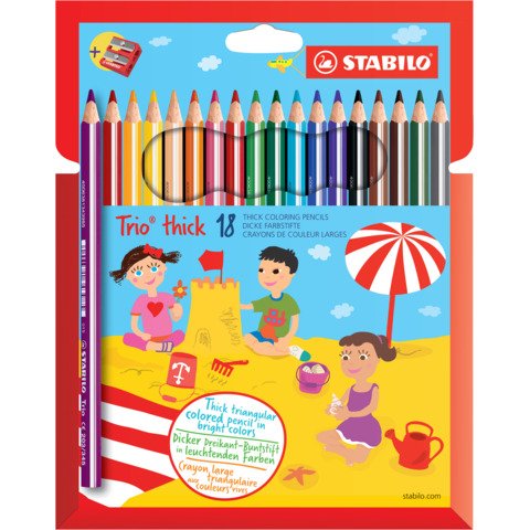 STABILO Trio thick - Pastello colorato - colori …