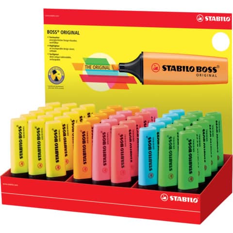 STABILO BOSS ORIGINAL - Evidenziatore - colori assortiti …