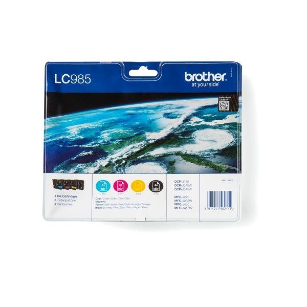 Brother LC985VALBP - Confezione da 4 - nero, …