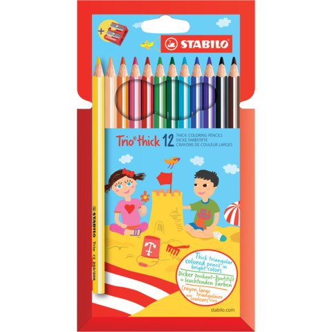 STABILO Trio thick - Pastello colorato - colori …