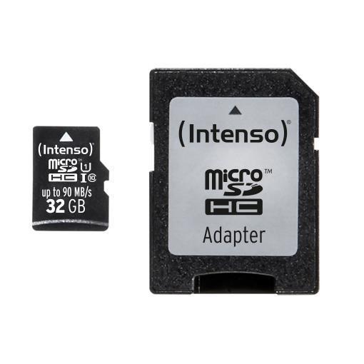 Intenso - Scheda di memoria flash (adattatore microSDHC …