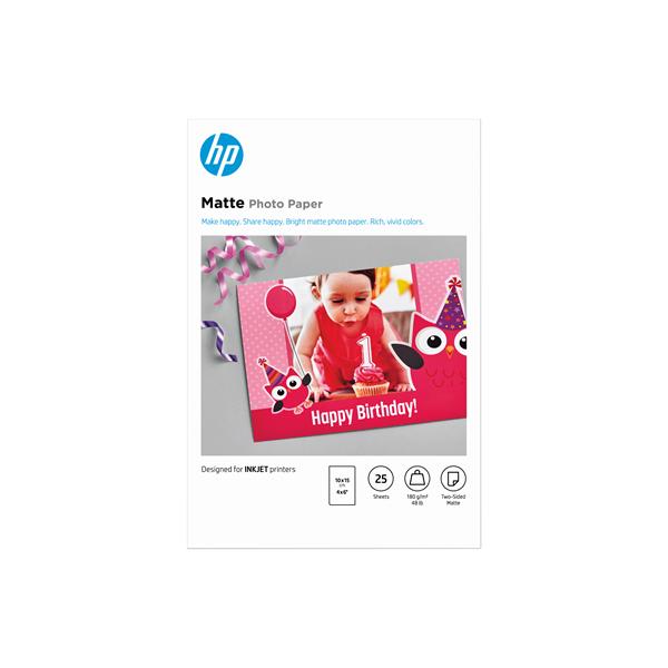 HP CARTA FOTOGRAFICA OPACA 10X15 CM 180GR 25 …
