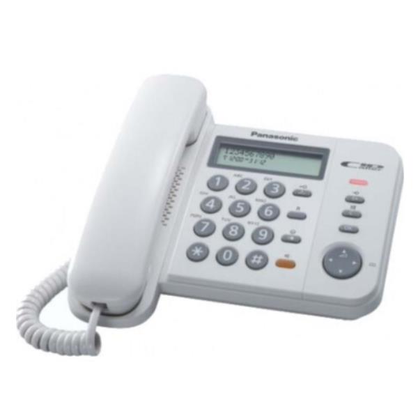 Panasonic KX-TS580EX1W - Telefono con filo con ID …