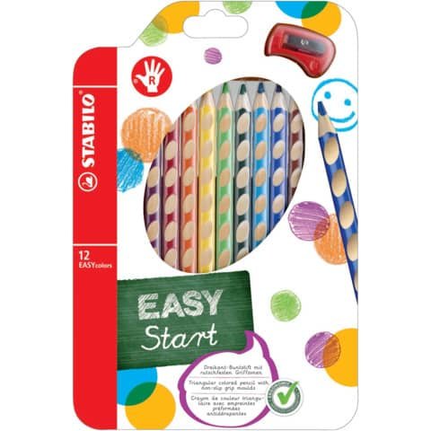 STABILO EASYcolors - Pastello colorato - colori assortiti …