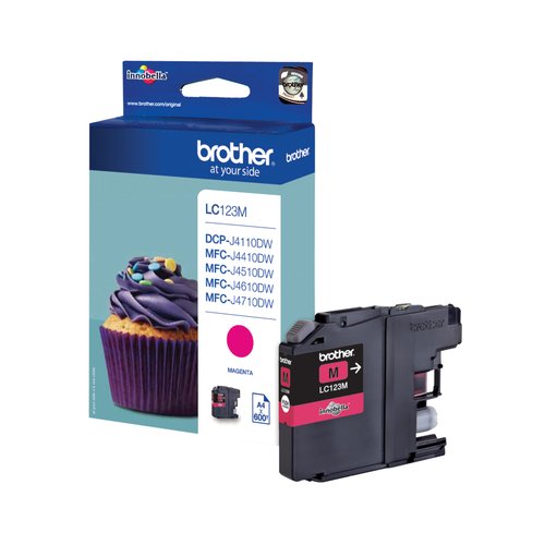 Brother LC123M - Alta resa - magenta - …