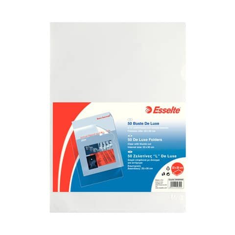 Esselte De Luxe - Cartella a L - …
