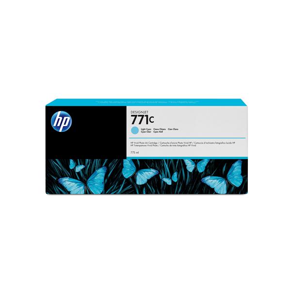 HP 771C 775-ML LIGHT CYAN DESIGNJET INK CARTRIDGE …