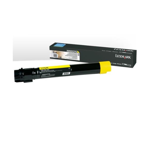 LEXMARK CARTUCCIA TONER GIALLO ALTISSIMA RESA PER X950de …