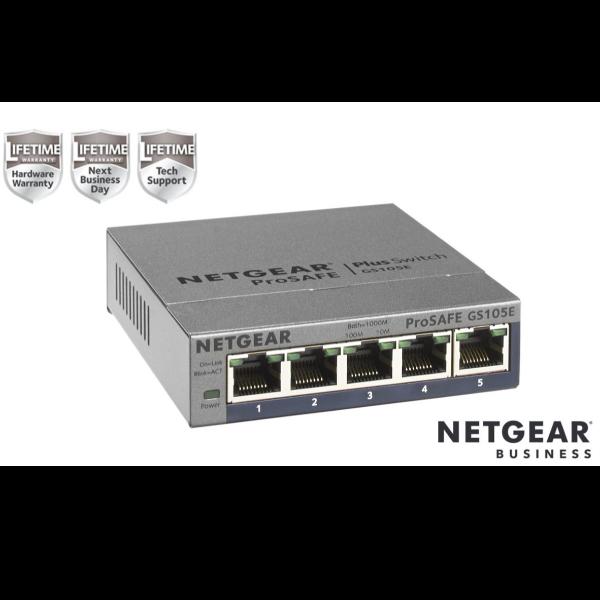 NETGEAR Plus GS105Ev2 - Switch - gestito - …
