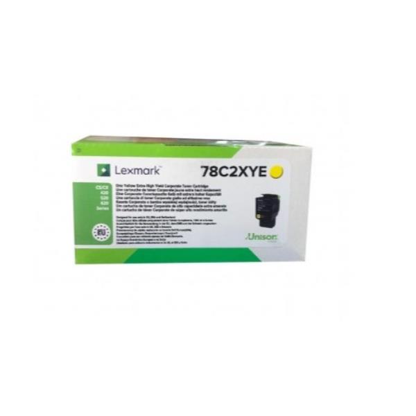 LEXMARK 78C2XYE TONER GIALLO PER CS421dn/CS521dn/ CS622de/ CX421adn/ …