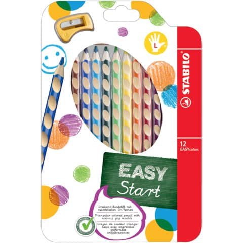 STABILO EASYcolors - Pastello colorato - colori assortiti …