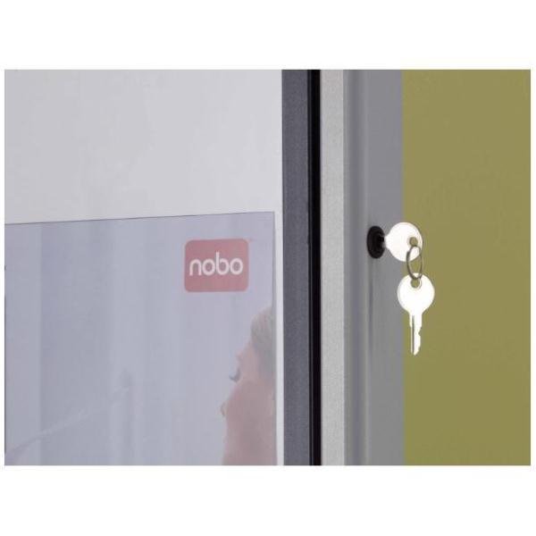 Nobo - Bacheca chiusa - montabile a parete …