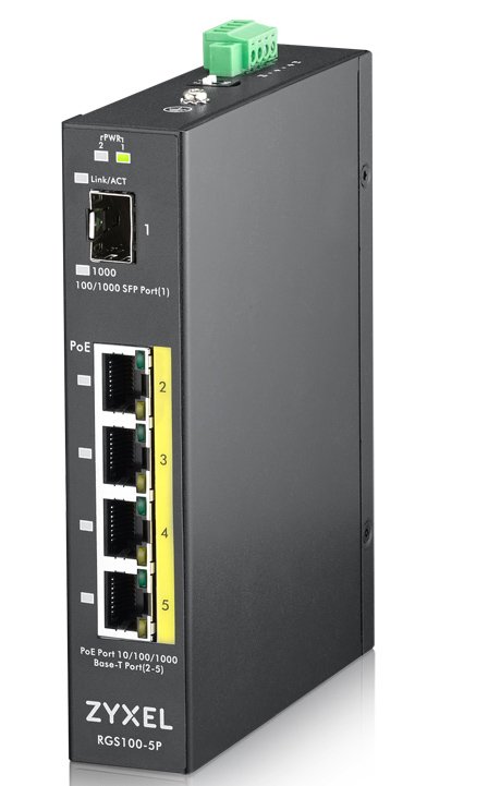 Zyxel RGS100-5P - Switch - unmanaged - 4 …