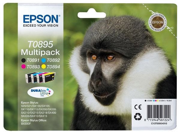 Epson T0895 Multipack - Confezione da 4 - …