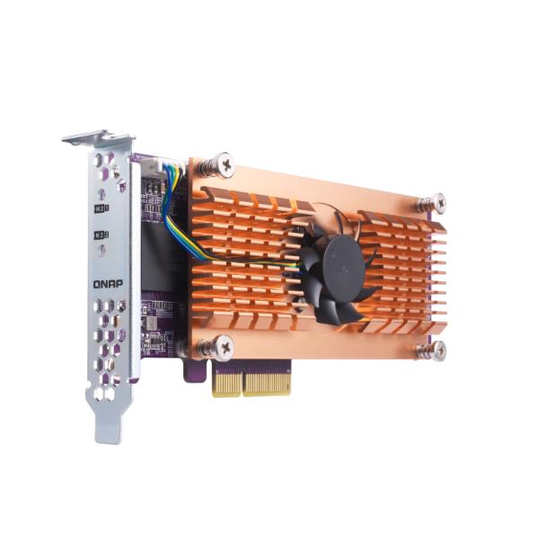 QNAP QM2-4P-384 - Storage controller - PCIe 3.0 …