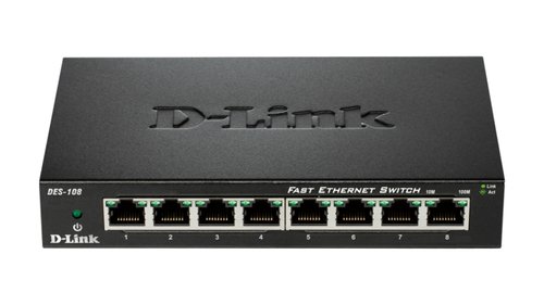 D-Link DES 108 - Switch - 8 x …
