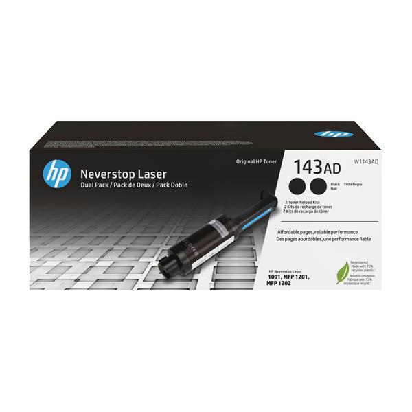 HP 143A TONER STAMPA LASER NERO DUAL PACK