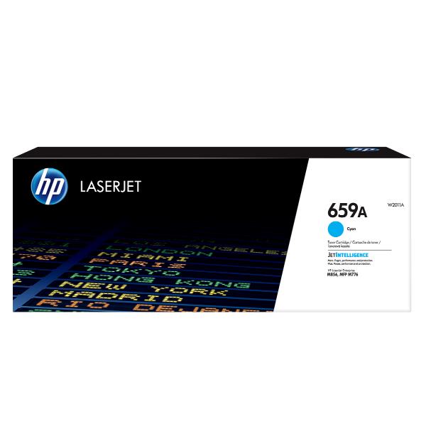 HP 659A W2011A TONER CIANO CARTRIDGE