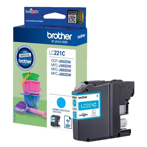Brother LC221C - Ciano - originale - cartuccia …