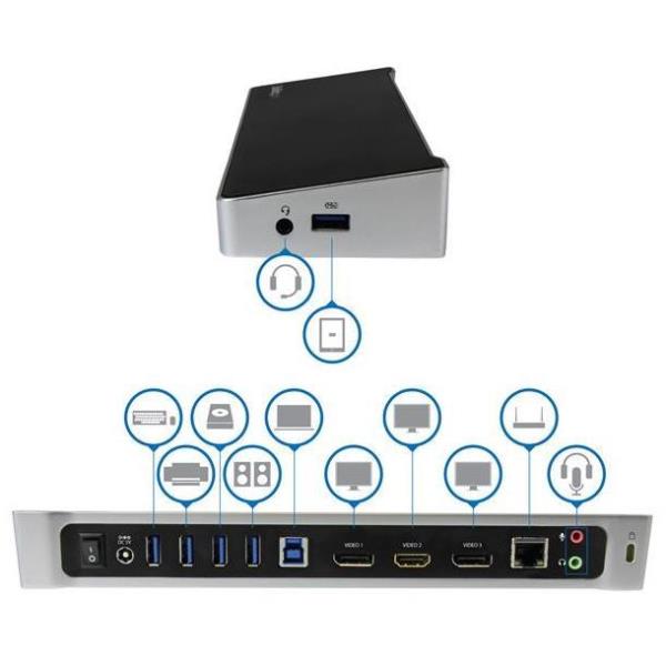 StarTech.com Docking Station replicatore di porte Universale per …