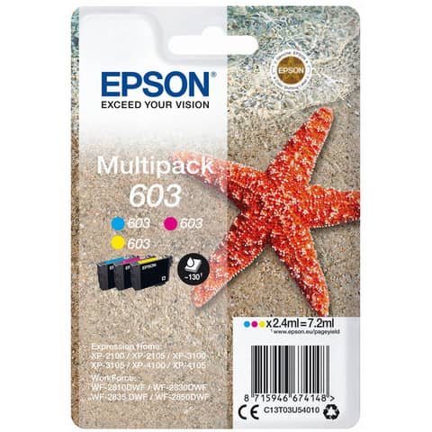 Epson 603 Multipack - Confezione da 3 - …