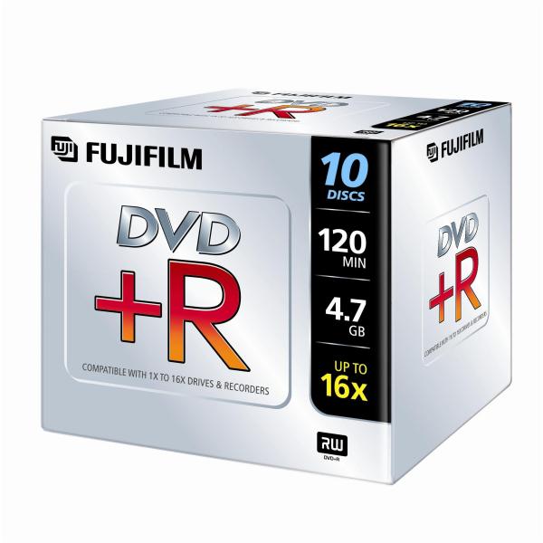 FUJIFILM - 10 x DVD+R - 4.7 GB …