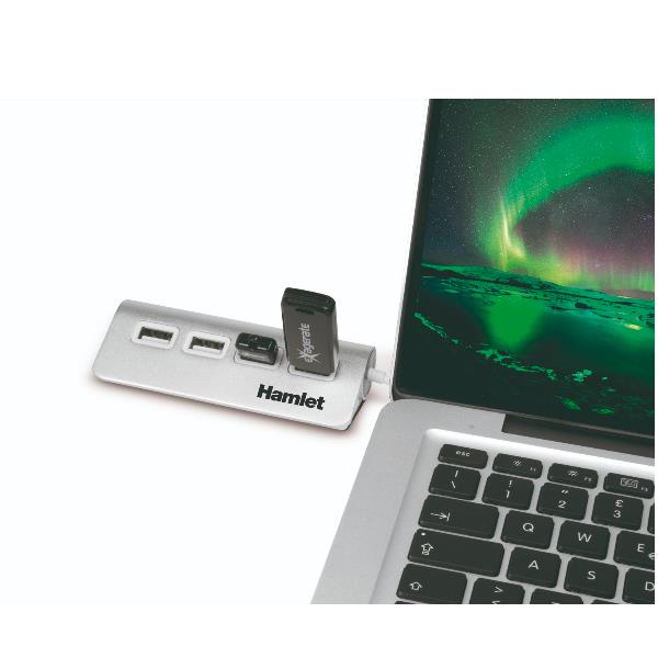 Hamlet XHUB4020AL - Hub - 4 x USB …