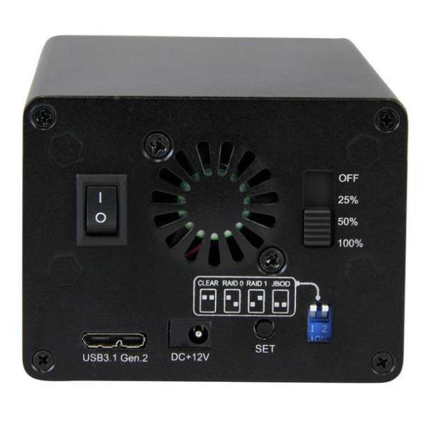 StarTech.com BOX Esterno a doppio alloggiamento Disco rigido …
