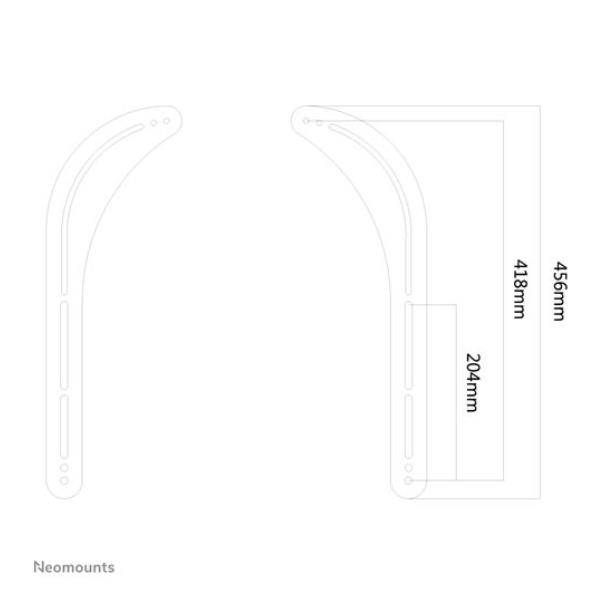 Neomounts NS-SB100 - Kit montaggio (2 staffe di …