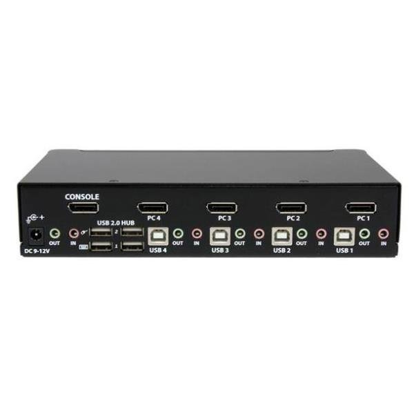 StarTech.com Switch KVM DisplayPort a 4 porte con …