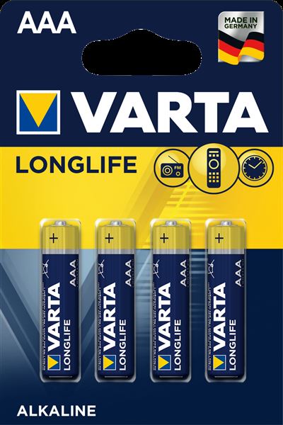 Varta Longlife Extra - Batteria 4 x AAA …