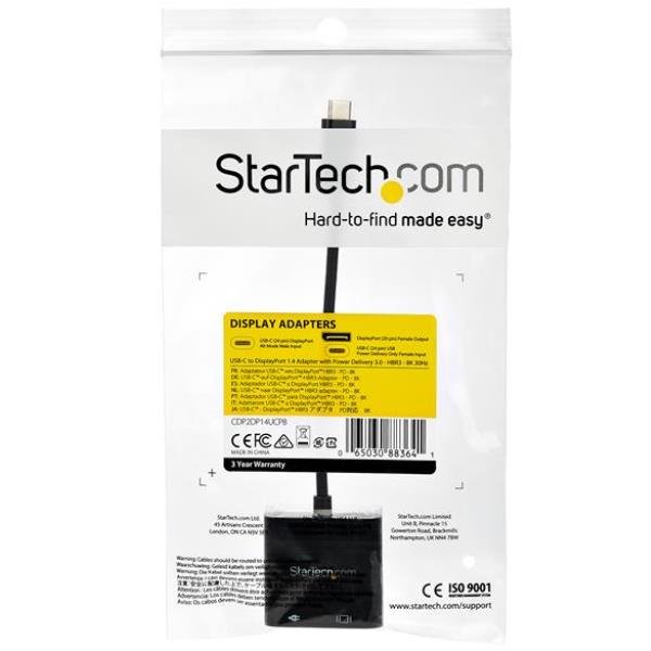 StarTech.com Adattatore USB-C a DisplayPort con tecnologia Power …