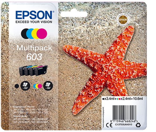 Epson 603 Multipack - Confezione da 4 - …