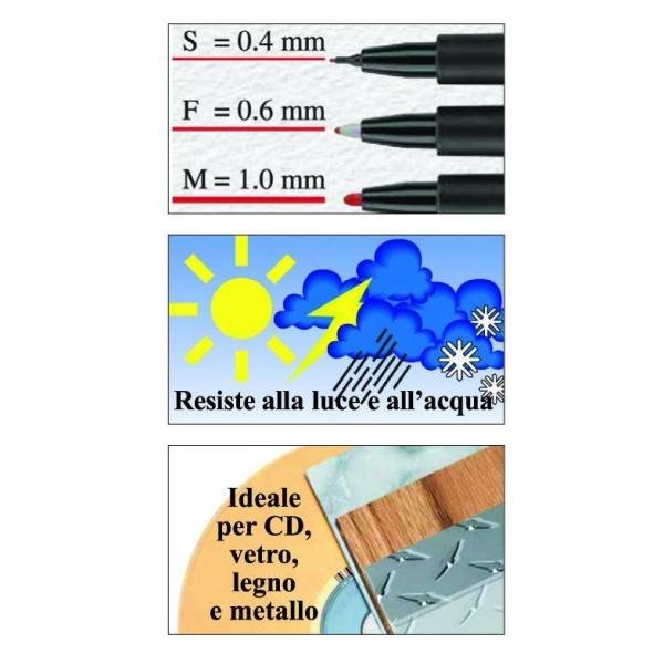 Faber-Castell MULTIMARK 1525 - Marcatore - permanente - …