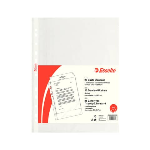Esselte Standard - Busta trasparente - per A4 …