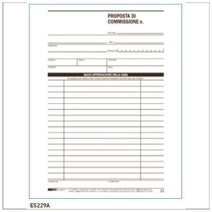 Edipro - Blocco commissioni - 50 fogli - …