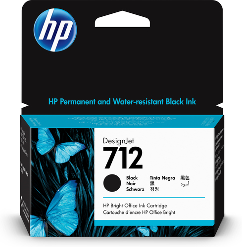 HP 712 CARTUCCIA NERO INK 38 ML
