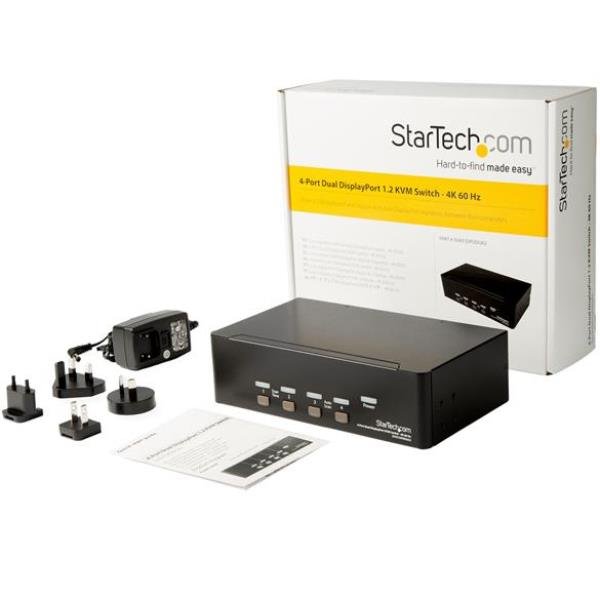 StarTech.com Switch KVM a 4 porte per Dual …